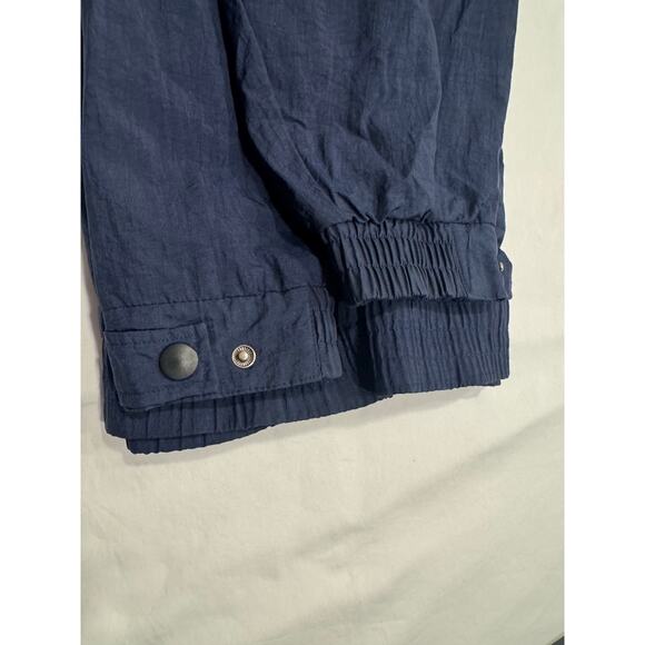 Gary Player Black Knight Men's Golf Windbreaker Jacket Size L Blue Multi Pocket - Picture 12 of 12